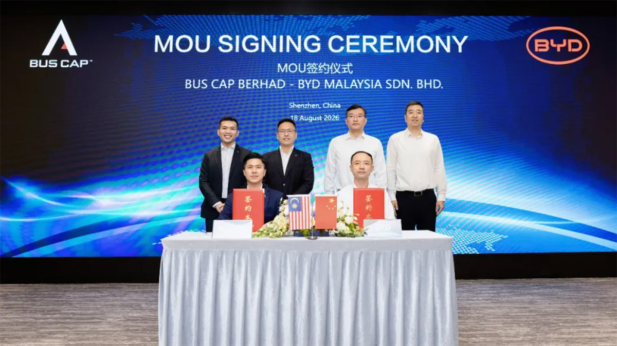 BYD и Bus Cap будут совместно выпускать электробусы в Малайзии
