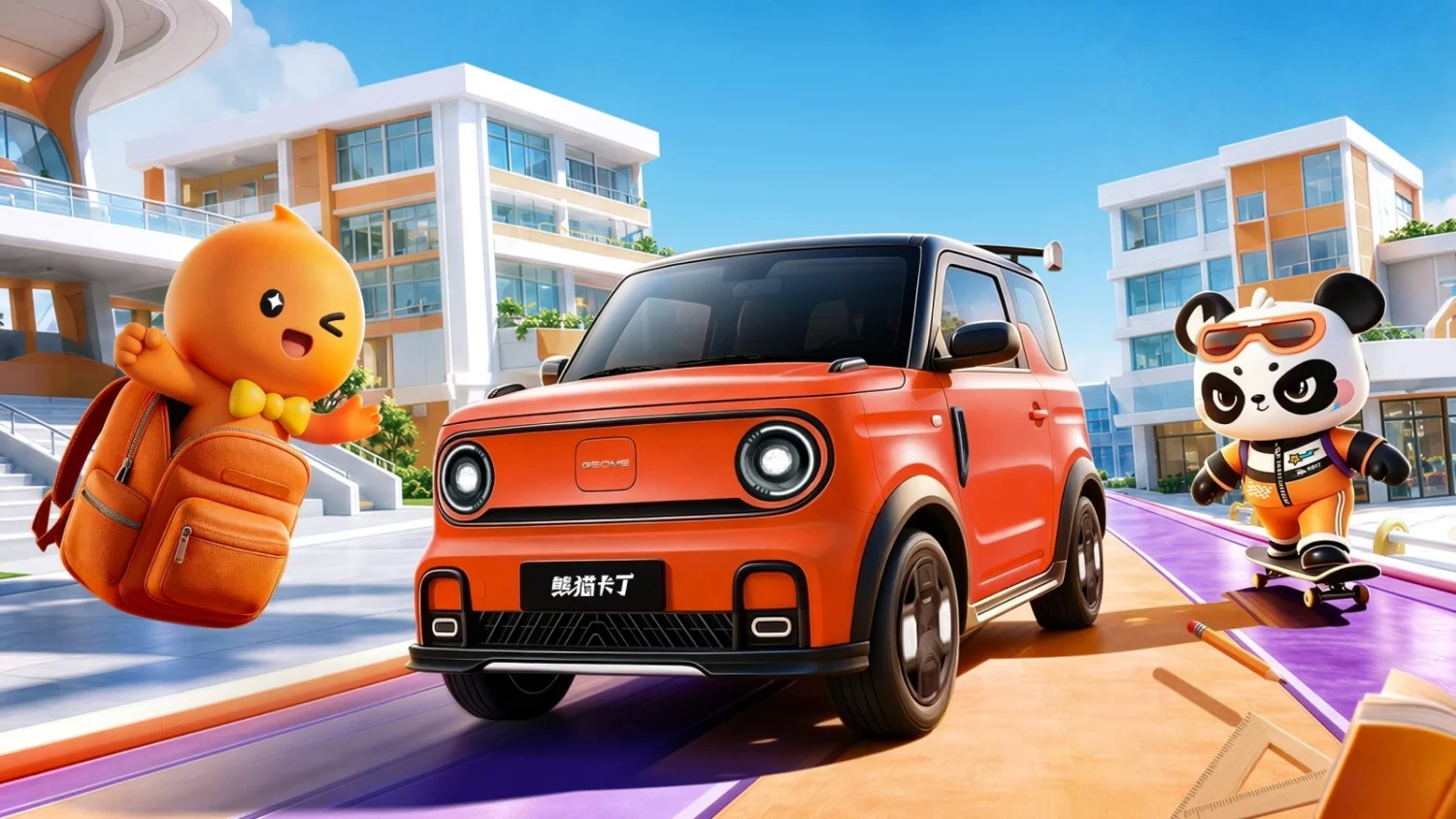 Обновлённый Geely Panda Mini Karting с батареей CATL стартует в Китае с $6 540