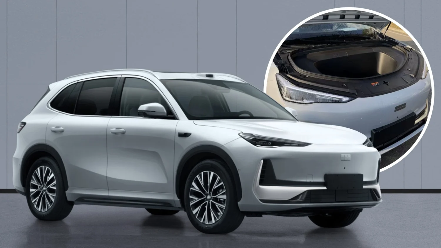 Geely EX5 получил огромный передний багажник и задний привод перед стартом продаж
