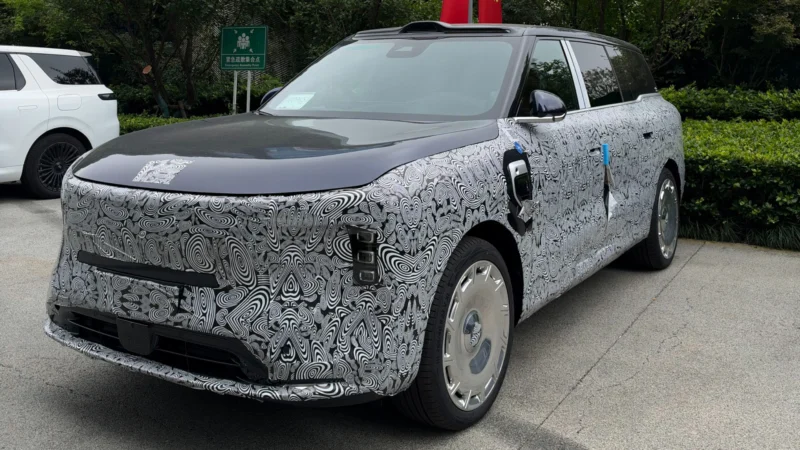 IM LS9: полноразмерный SUV от MG получит новые сенсоры и полускрытые ручки дверей