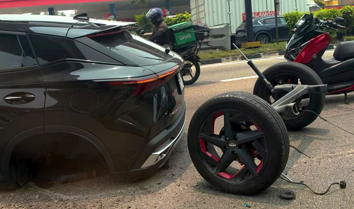 Chery Omoda 5 в Малайзии потерял заднюю ось — повторение истории 2024 года